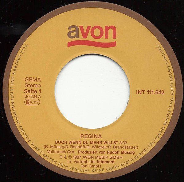 Regina (4) : Doch Wenn Du Mehr Willst (7")