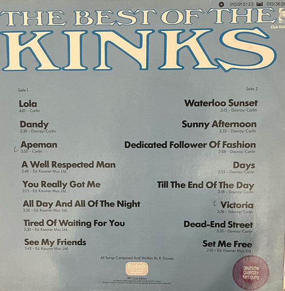 The Kinks : The Best Of The Kinks (LP, Comp, Club)