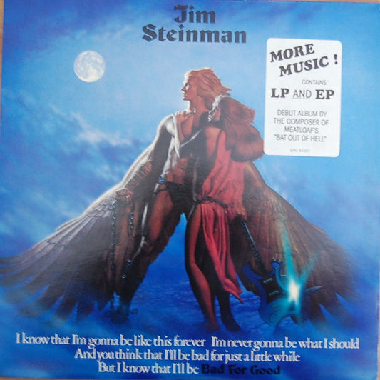 Jim Steinman : Bad For Good (LP, Album + 7", EP, Promo)