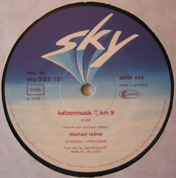 Michael Rother : Katzenmusik (12", Single)