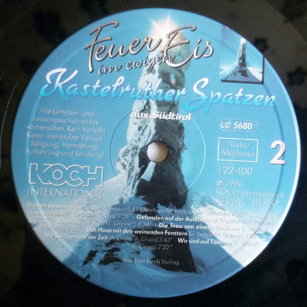 Kastelruther Spatzen : Feuer Im Ewigen Eis (LP, Album, Club)