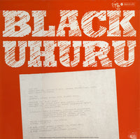 Black Uhuru : Black Uhuru (LP, Album, RE)