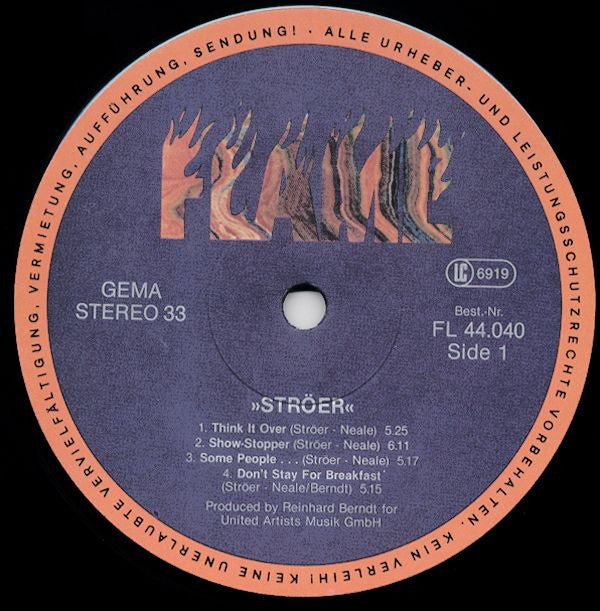 Hans Peter Ströer : Ströer (LP, Album)