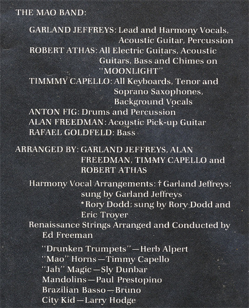 Garland Jeffreys : American Boy & Girl (LP, Album)