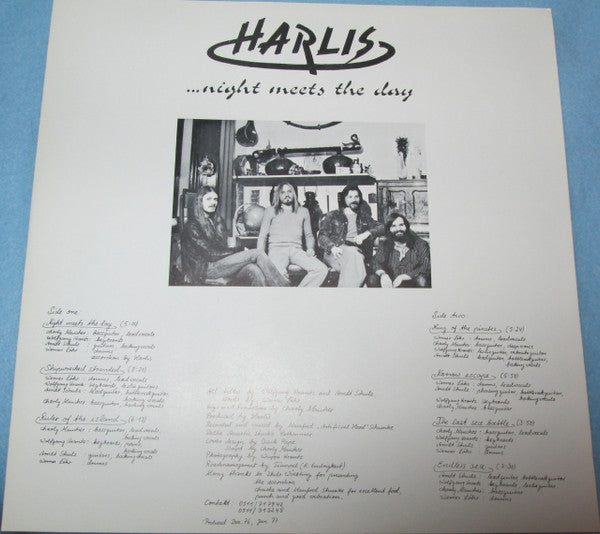 Harlis : Night Meets The Day (LP, Album)