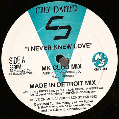 Chez Damier : I Never Knew Love (12")