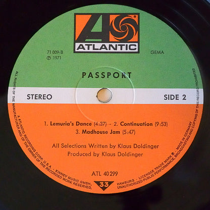 Passport (2) : Passport (LP, Album, Gat)