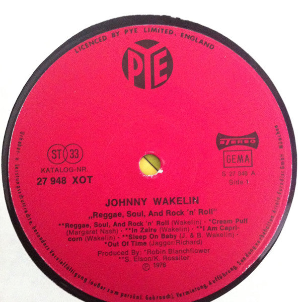 Johnny Wakelin : Reggae Soul & Rock 'n' Roll (LP, Album)