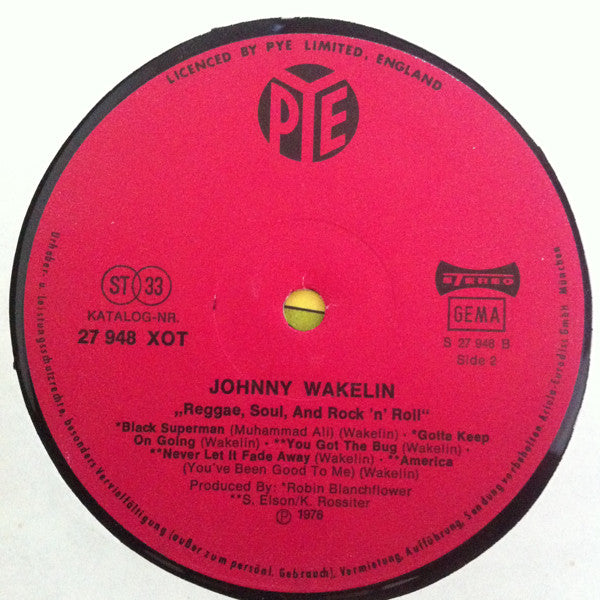 Johnny Wakelin : Reggae Soul & Rock 'n' Roll (LP, Album)