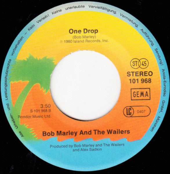 Bob Marley & The Wailers : Could You Be Loved (7", Single)