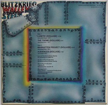 Wallenstein : Blitzkrieg (LP, Album, Gat)
