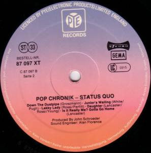 Status Quo : Pop Chronik (2xLP, Comp, RE, Gat)