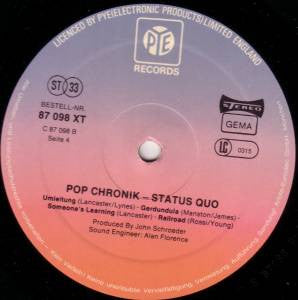 Status Quo : Pop Chronik (2xLP, Comp, RE, Gat)