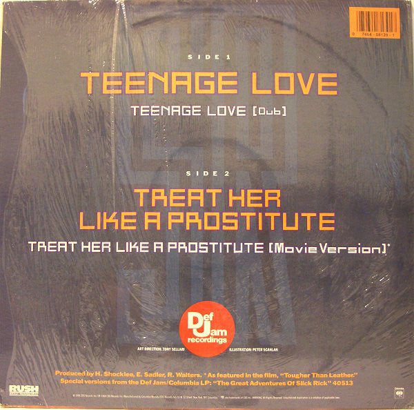 Slick Rick : Teenage Love (12")