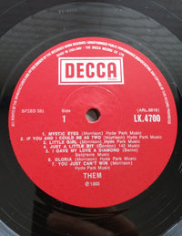Them (3) : The "Angry" Young Them! (LP, Album, Mono, RP)