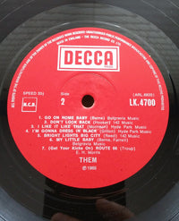 Them (3) : The "Angry" Young Them! (LP, Album, Mono, RP)
