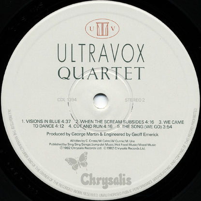 Ultravox : Quartet (LP, Album)