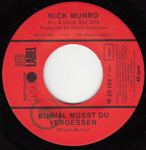 Nick Munro : Evarella (7", Single)