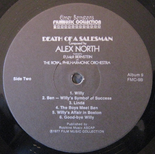 Alex North Conducted By Elmer Bernstein With  The Royal Philharmonic Orchestra* : Viva Zapata! / Death Of A Salesman (LP)