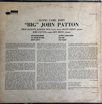 John Patton : Along Came John (LP, Album, RE)