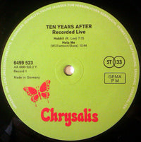Ten Years After : Recorded Live (2xLP, Album)