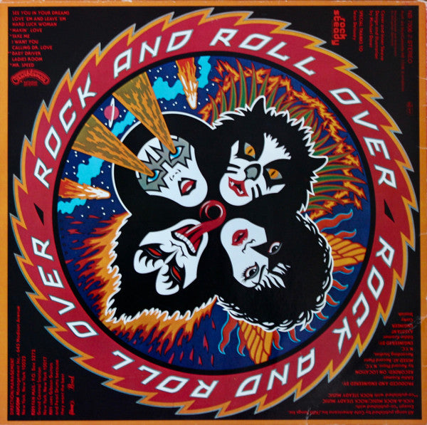 Kiss : Rock And Roll Over (LP, Album, RE)