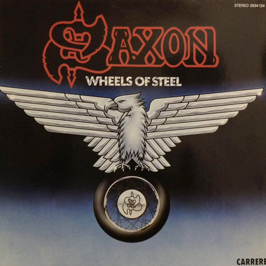 Saxon : Wheels Of Steel (LP, Album, Mis)