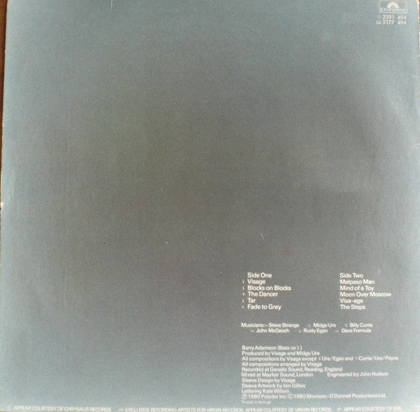 Visage : Visage (LP, Album)