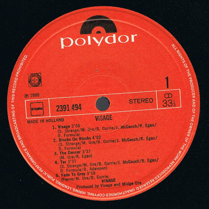 Visage : Visage (LP, Album)