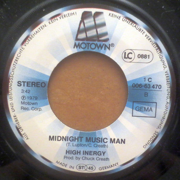 High Inergy : Skate To The Rhythm (7", Single)