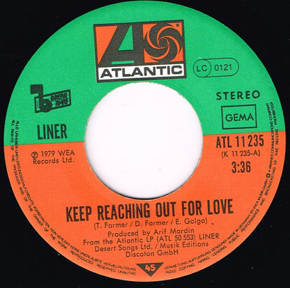 Liner : Keep Reaching Out For Love / Night Train (7", Single)