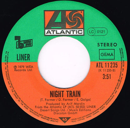 Liner : Keep Reaching Out For Love / Night Train (7", Single)