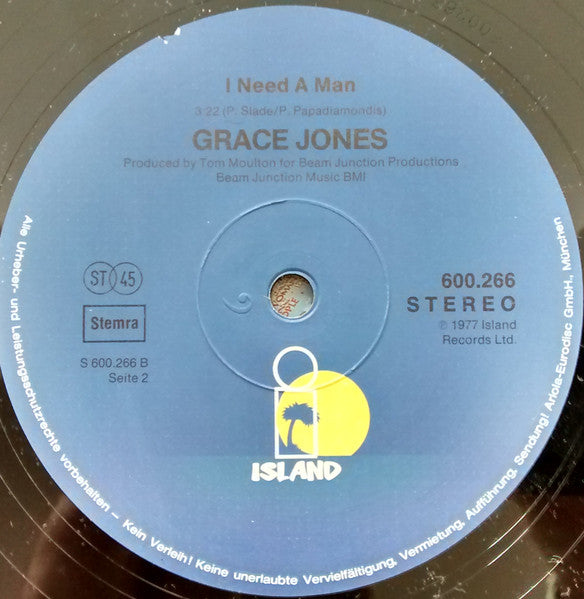 Grace Jones : La Vie En Rose (12", Single)