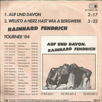 Rainhard Fendrich : Auf Und Davon. (7", Single)