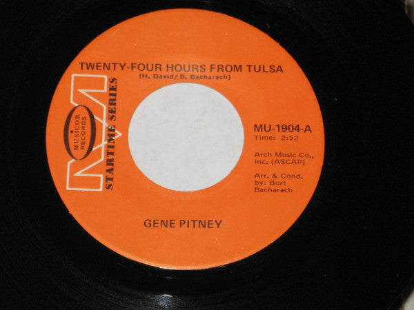 Gene Pitney : Twenty-Four Hours From Tulsa / Mecca  (7", RE)