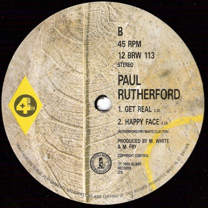 Paul Rutherford : Get Real (12", Single)