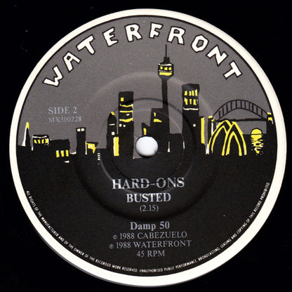 Hard-Ons : Busted! (7", Single)