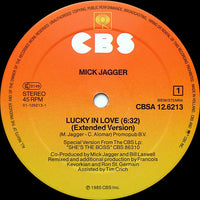 Mick Jagger : Lucky In Love (Extended Version) (12", Maxi)