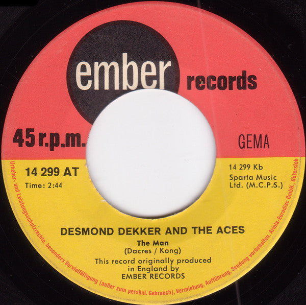 Desmond Dekker And The Aces* : Israelites (7", Single)