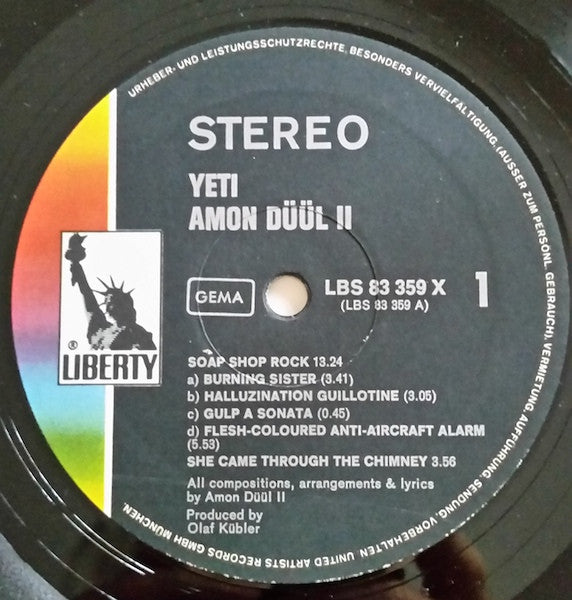 Amon Düül II : Yeti (2xLP, Album, RP)