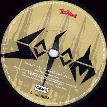 Sodom / Running Wild : Inside My Crosshairs / Warmongers (7", Single)