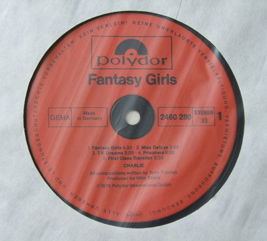 Charlie (5) : Fantasy Girls (LP, Album)