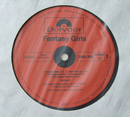Charlie (5) : Fantasy Girls (LP, Album)