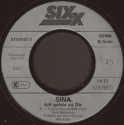 Sina (6) : Immer Nur Du (7", Single)
