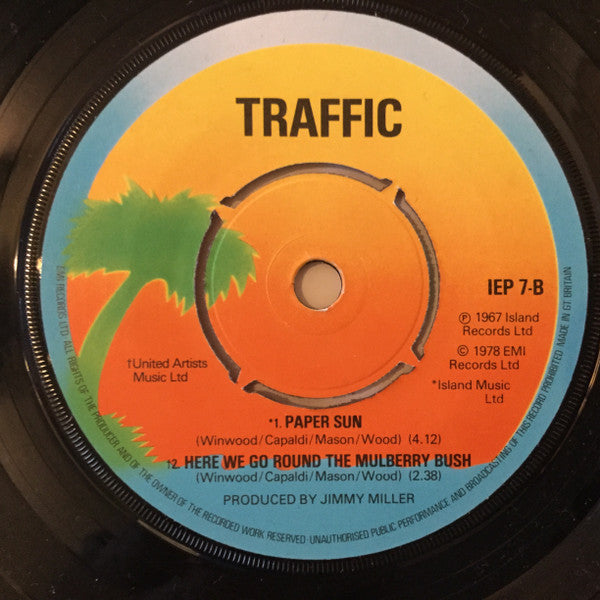 Traffic : Hole In My Shoe (7", EP)