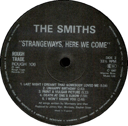The Smiths : Strangeways, Here We Come (LP, Album, Emb)