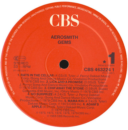 Aerosmith : Gems (LP, Comp)