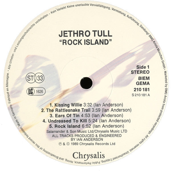 Jethro Tull : Rock Island (LP, Album)