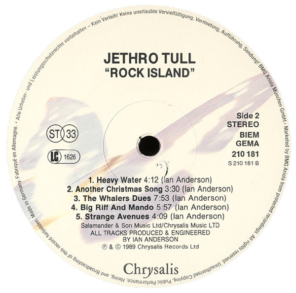 Jethro Tull : Rock Island (LP, Album)
