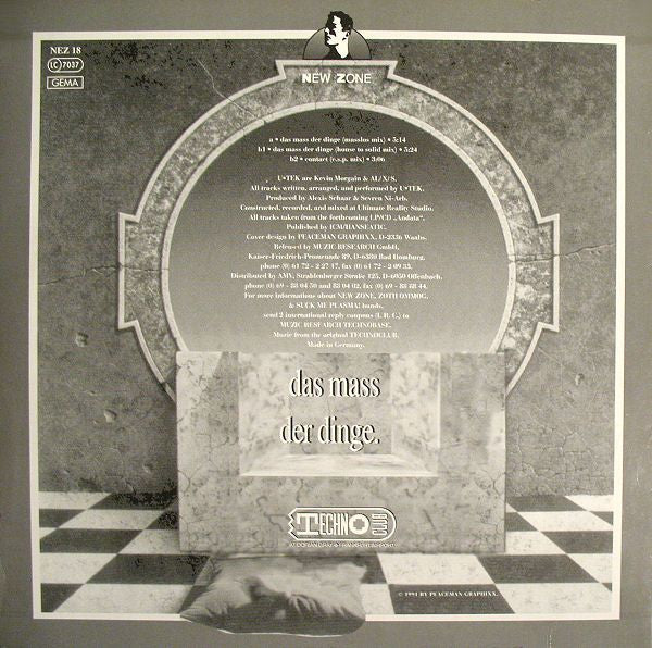 U-Tek : Das Mass Der Dinge (12")